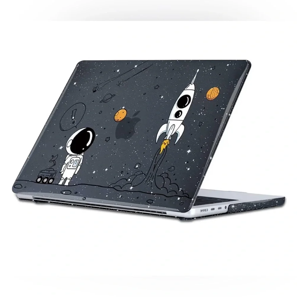 Space-Themed Laptop Case with Keyboard Cover : MacBook Pro 14 inch Case